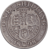1898 SHILLING ( NF ) - SHILLING - Cambridgeshire Coins