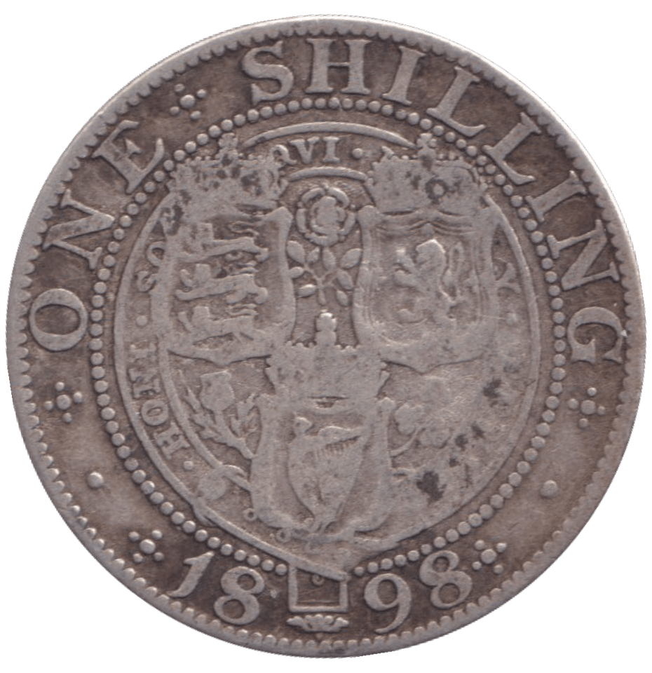 1898 SHILLING ( NF ) - SHILLING - Cambridgeshire Coins