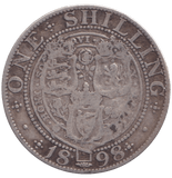 1898 SHILLING ( NF ) - SHILLING - Cambridgeshire Coins