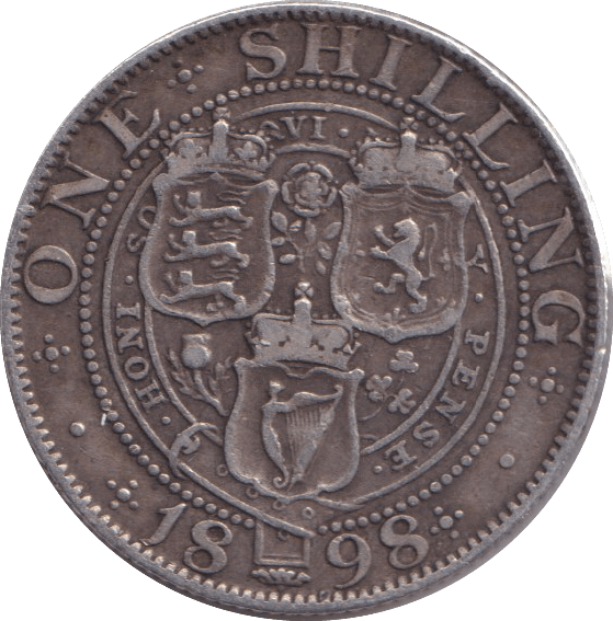 1898 SHILLING ( VF ) - SHILLING - Cambridgeshire Coins