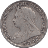 1898 SHILLING ( VF ) - SHILLING - Cambridgeshire Coins