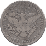 1898 SILVER HALF DOLLAR USA - SILVER WORLD COINS - Cambridgeshire Coins