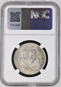 1898 SILVER HALFCROWN NGC MS 62 - NGC SILVER COINS - Cambridgeshire Coins