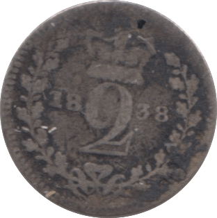 1898 SILVER MAUNDY TWOPENCE ( NF ) - MAUNDY TWOPENCE - Cambridgeshire Coins