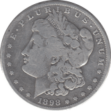 1898 SILVER MORGAN DOLLAR SAN FRANCISCO - SILVER WORLD COINS - Cambridgeshire Coins