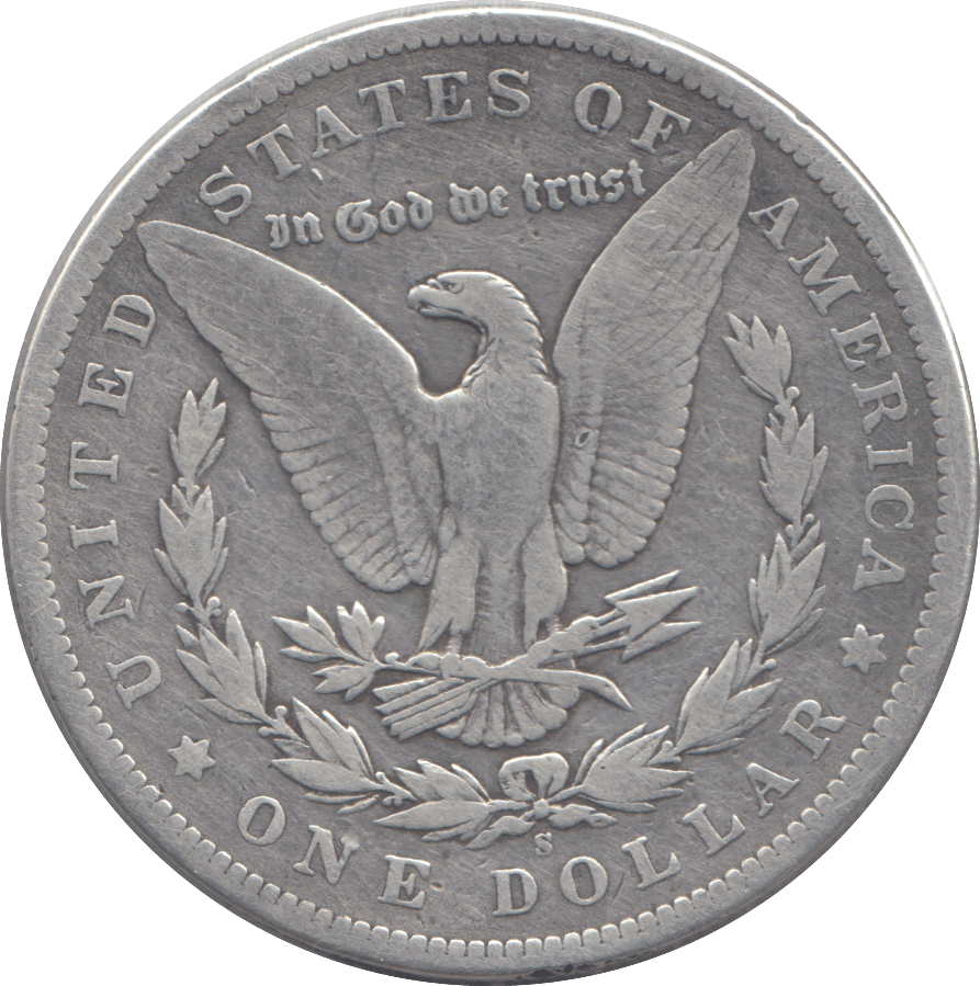 1898 SILVER MORGAN DOLLAR SAN FRANCISCO - SILVER WORLD COINS - Cambridgeshire Coins