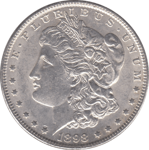 1898 SILVER MORGAN DOLLAR USA PHILADELPHIA MINT - SILVER WORLD COINS - Cambridgeshire Coins