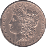 1898 SILVER MORGAN DOLLAR USA PHILADELPHIA MINT - SILVER WORLD COINS - Cambridgeshire Coins