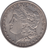1898 SILVER MORGAN DOLLAR USA PHILADELPHIA MINT - SILVER WORLD COINS - Cambridgeshire Coins