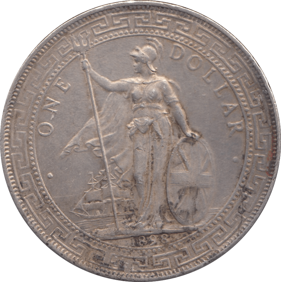 1898 SILVER TRADE DOLLAR HONG KONG - SILVER WORLD COINS - Cambridgeshire Coins