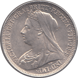 1898 SIXPENCE ( AUNC ) 4 - SIXPENCE - Cambridgeshire Coins