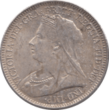 1898 SIXPENCE ( AUNC ) - SIXPENCE - Cambridgeshire Coins