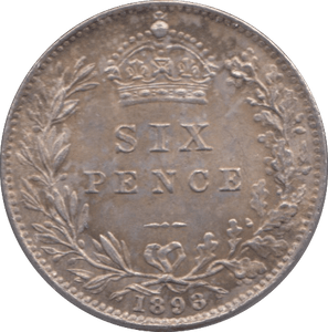 1898 SIXPENCE ( AUNC ) - SIXPENCE - Cambridgeshire Coins