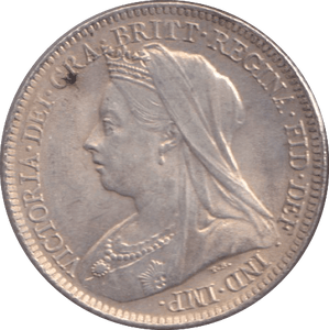 1898 SIXPENCE ( EF ) - SIXPENCE - Cambridgeshire Coins