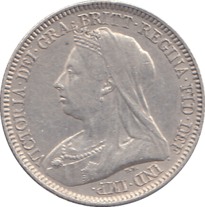 1898 SIXPENCE ( EF ) - WORLD COINS - Cambridgeshire Coins