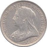 1898 SIXPENCE ( EF ) - WORLD COINS - Cambridgeshire Coins