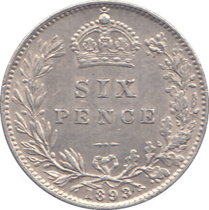 1898 SIXPENCE ( EF ) - WORLD COINS - Cambridgeshire Coins