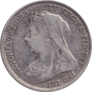 1898 SIXPENCE ( FINE ) - SIXPENCE - Cambridgeshire Coins