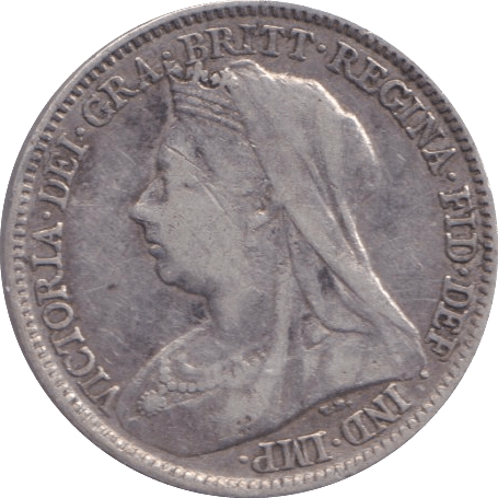 1898 SIXPENCE ( FINE ) - SIXPENCE - Cambridgeshire Coins
