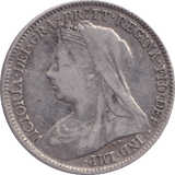 1898 SIXPENCE ( FINE ) - SIXPENCE - Cambridgeshire Coins
