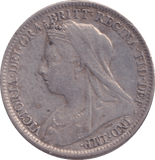 1898 SIXPENCE ( FINE ) - SIXPENCE - Cambridgeshire Coins