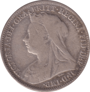 1898 SIXPENCE (FINE) - SIXPENCE - Cambridgeshire Coins