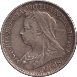 1898 SIXPENCE ( VF ) - SIXPENCE - Cambridgeshire Coins
