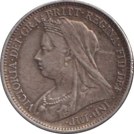 1898 SIXPENCE ( VF ) - SIXPENCE - Cambridgeshire Coins