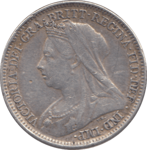 1898 SIXPENCE ( VF ) - SIXPENCE - Cambridgeshire Coins
