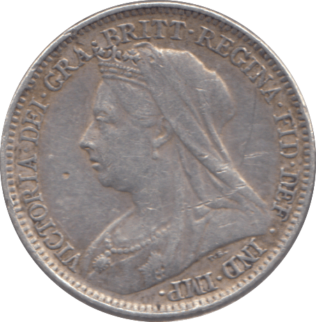 1898 SIXPENCE ( VF ) - SIXPENCE - Cambridgeshire Coins