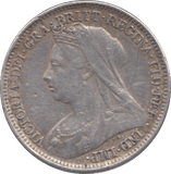 1898 SIXPENCE ( VF ) - SIXPENCE - Cambridgeshire Coins