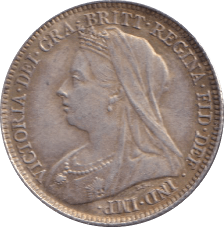 1898 SIXPENCE (VF) - SIXPENCE - Cambridgeshire Coins