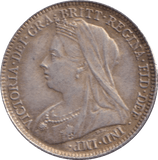 1898 SIXPENCE (VF) - SIXPENCE - Cambridgeshire Coins