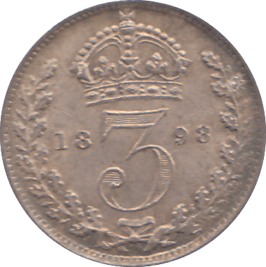 1898 THREEPENCE ( EF ) - THREEPENCE - Cambridgeshire Coins