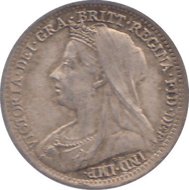 1898 THREEPENCE ( EF ) - THREEPENCE - Cambridgeshire Coins