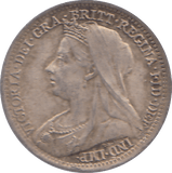 1898 THREEPENCE ( EF ) - THREEPENCE - Cambridgeshire Coins