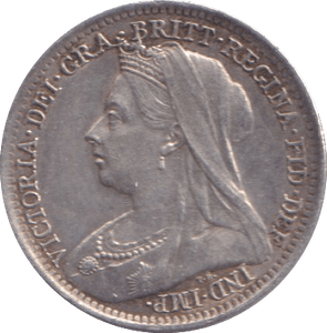 1898 THREEPENCE ( EF ) - THREEPENCE - Cambridgeshire Coins