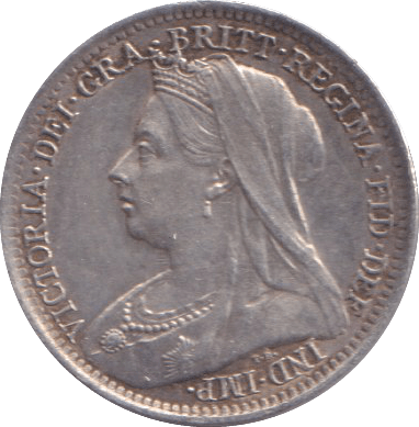 1898 THREEPENCE ( EF ) - THREEPENCE - Cambridgeshire Coins
