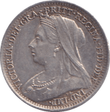 1898 THREEPENCE ( EF ) - THREEPENCE - Cambridgeshire Coins