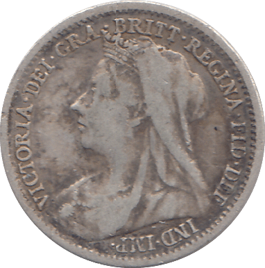 1898 THREEPENCE ( F ) - WORLD COINS - Cambridgeshire Coins