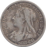 1898 THREEPENCE ( F ) - WORLD COINS - Cambridgeshire Coins