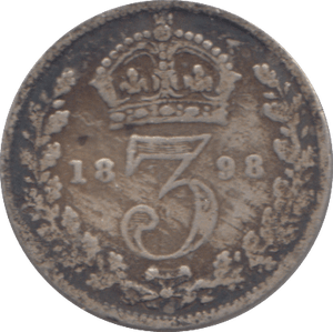 1898 THREEPENCE ( FAIR ) - THREEPENCE - Cambridgeshire Coins