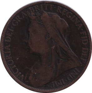 1899 CLOSE SPACED PENNY ( FINE ) - PENNY - Cambridgeshire Coins