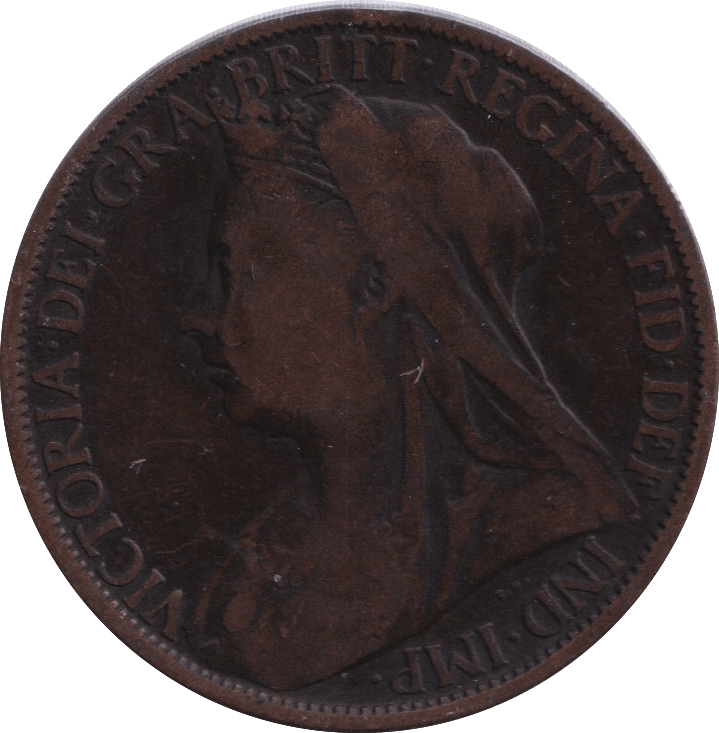 1899 CLOSE SPACED PENNY ( FINE ) - PENNY - Cambridgeshire Coins
