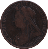1899 CLOSE SPACED PENNY ( FINE ) - PENNY - Cambridgeshire Coins