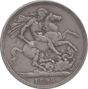 1899 CROWN ( F ) - CROWN - Cambridgeshire Coins