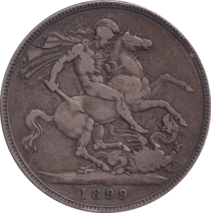 1899 CROWN ( FINE ) - CROWN - Cambridgeshire Coins