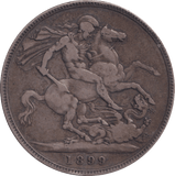 1899 CROWN ( FINE ) - CROWN - Cambridgeshire Coins