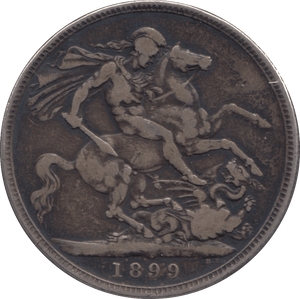 1899 CROWN ( FINE ) - CROWN - Cambridgeshire Coins