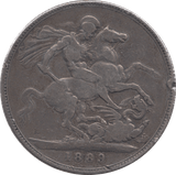 1899 CROWN ( FINE ) - Crown - Cambridgeshire Coins
